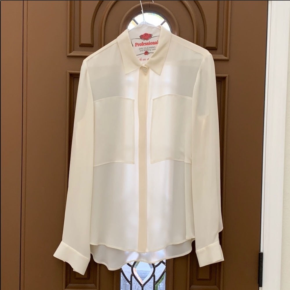 Theory Silk Blouse M